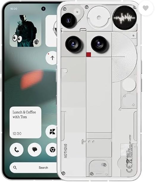 Nothing Phone (3) Smartphone 12GB + 256GB - White