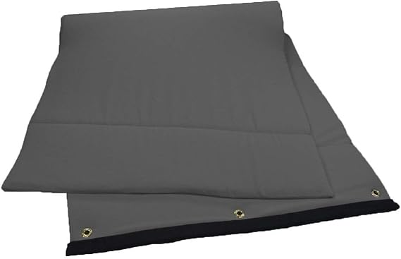 Audimute isole Sound Barrier and Sound Absorption Sheet | MLV Sound Blocker - Block Sound | Soundproofing Sheet - Sound Blanket - Reduce Noise - Acoustic Foam Alternative | - (Steel)