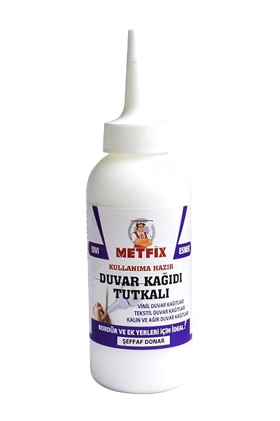 Ovalİt Sivi Duvar KaĞidi Tutkali 150 Gr. Şeffaf Donar. BordÜr Ve Ek Yerlerİ İÇİn İdeal.