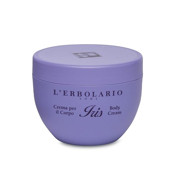 L'Erbolario Body Cream - Moisturizing Skin Care Body Butter for Women - Rich, Buttery with Floral Fragrance - Softening, Elasticizing - Iris - 10 oz | Moisturizing Skin Care, Body Butter, Rich, Buttery with Floral Fragrance, Softening, Elasticizing