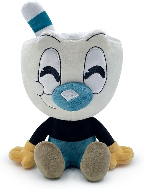 Youtooz Mugman Plush Toy 9 Inches - Plush Toy - Super Soft and Huggable Stuffed Doll of Cuphead - for Collectors & Gamers of Cuphead