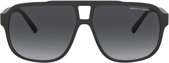 Armani Exchange mens Ax4074s Rectangular Sunglasses