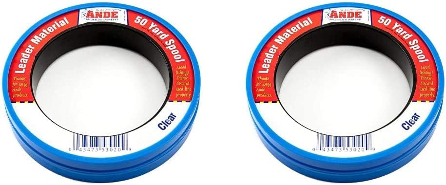 Ande PCW50-40 Mono Leader Wrist, 50-Yard Spool, 40-Pound  Ande PCW50-30 Mono Leader Wrist