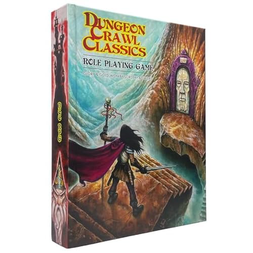 Goodman Games Dungeon Crawl Classics RPG for Adults, Family and Kids 13 Years Old and Up Hardback, Full Color RPG Hardcover January 1, 2012