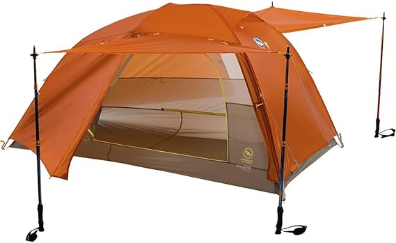Big Agnes Copper Spur UL mtnGLO - Ultralight Backpacking Tent | 3-season backpacking tent with built-in mtnGLO lighting, waterproof HyperBead fabric and fast setup