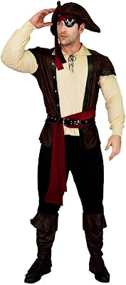 flatwhite Mans Rustic Pirate Costume