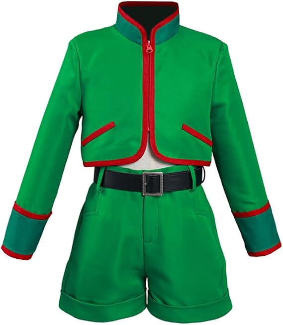Anime Cosplay Costume Unisex Green Uniform for Halloween Christmas