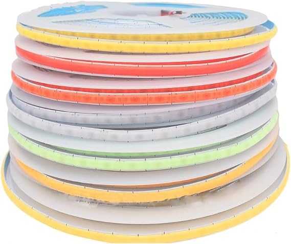 COB LED Strip Light 12V 24V Narrow 3mm 5mm 8mm 10mm PCB LED Strip Blue/Green/Red/3000K/4000K/6000K 5M LED Ribbon Linear Light Tape Decor (Red, 480LEDs 8mm 12V)