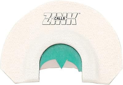 Zink Calls Wicked Lady Diaphragm Mouth Turkey Call with Batwing Cut and Double Latex Reed