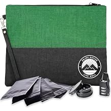 Enjoy Native Smell Proof Bag with Lock 11" x 9", Smell Proof Container, Dog Tested Odor resistant Bags, Best Zipper odor sealing pouch for Herbs, Coffee & Travel Medicine, Scent resistent Containers