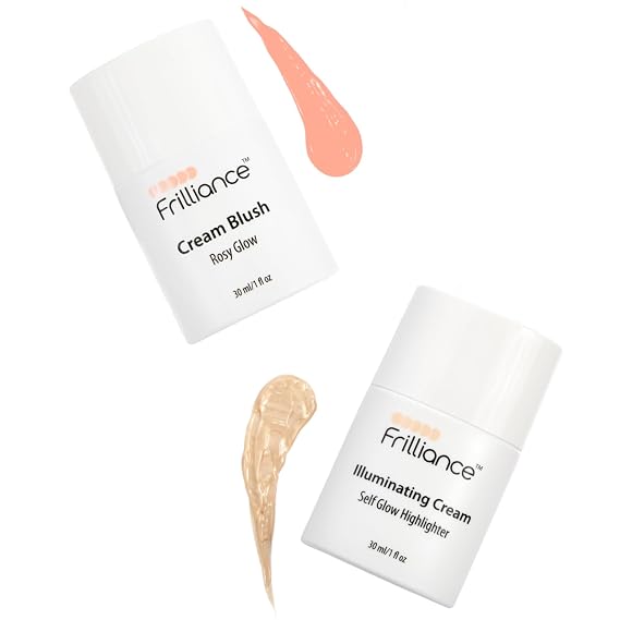 Frilliance Cheek Duo, Sheer Rosy Glow Highlighter Tint