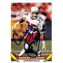 Autograph 125534 Arizona Cardinals 1993 Topps No. 67 Aeneas Williams Autographed Football Card