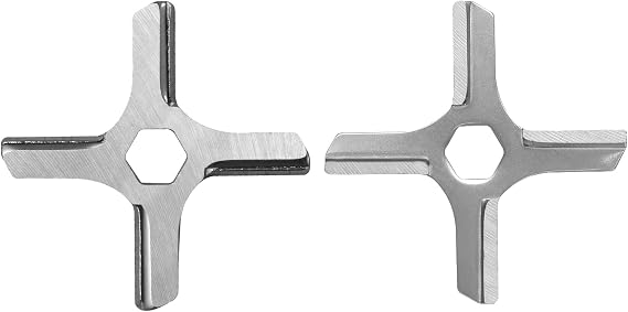 TASP Meat Grinder Blades Mincer Knife Cutter for Krups F402, Pack of 2