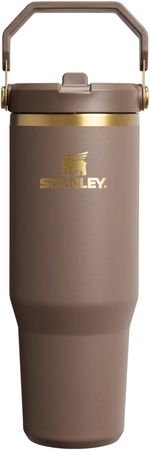 Stanley The iceflow Flip Straw 2.0 Tumbler 0.89L Pipetli Termos 10-13424-0225Kahverengi