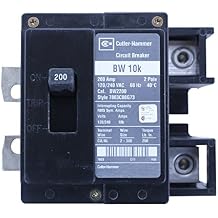 Cutler Hammer BW2200 Main Circuit Breaker BR Type, 200A, 2 Pole, 120/240VAC