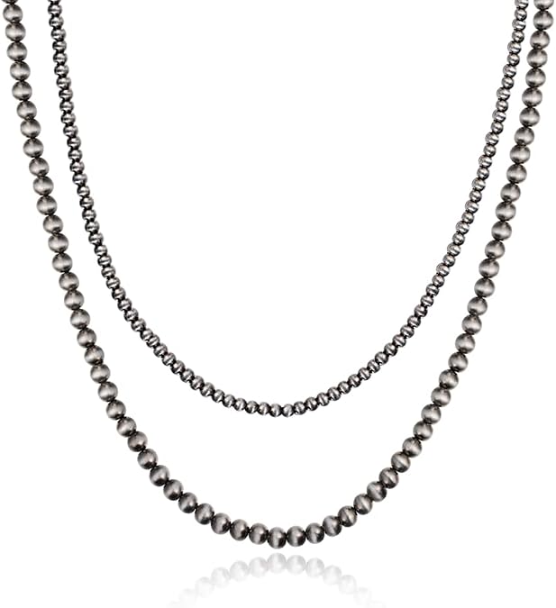 Navajo Pearl Layered Necklace Western Cowgirl Country Gift for Women
