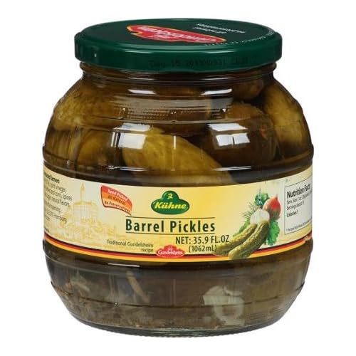 KUHNE Barrel Pickles 35.9 OZPack of 2