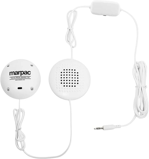 Yogasleep Pillow Speakers for Marsona Sound Machine (White) Compatible with Marsona 1288A