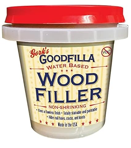 White Oak, 8 oz, Wood and Grain Filler, Stainable, Tintable, Sandable, Zero Waste, Non-Toxic, USA Made