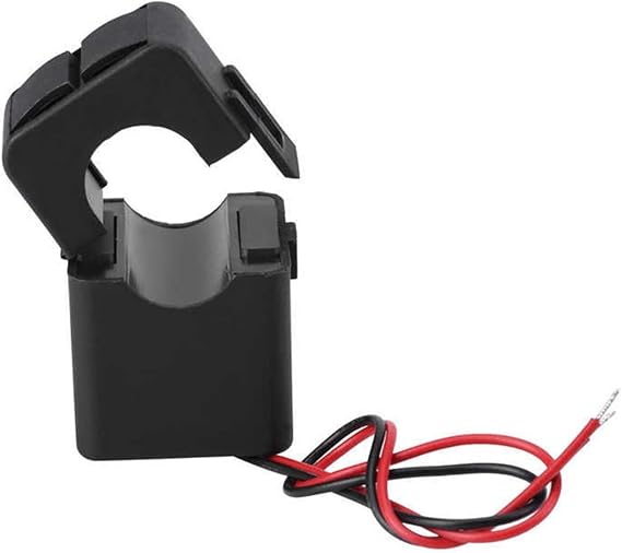 Split CT Current Sensor, PZCT-02 Split Core Current Transformer Coil Sensor for 100A Amp Energy Meter Liquid Level Sensor