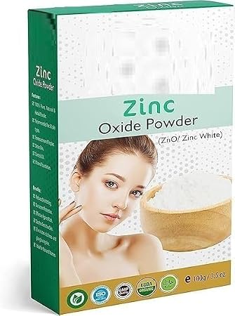 SM zinc Ox.IDE Pow.der for Skin |zin.c O.xid.e |zin.c Ox.IDE Pow.der for face|zno Powder |zno Nano Particles |zinc Oxide Sunscreen |zinc O.xide Pow.der for Painting(100g, Pack of 1)