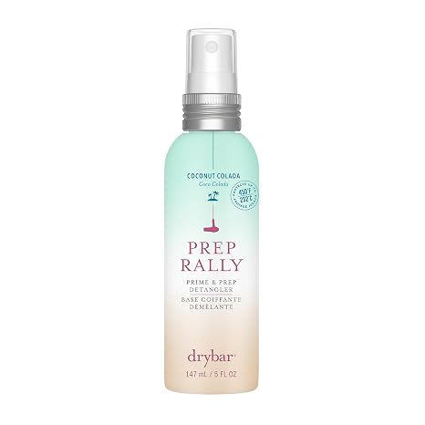 Drybar Prep Rally Prime & Prep Detangler | Nourishes Hair, Detangles with Ease, Leaves Hair Soft & Manageable, Protects Hair, Cruelty Free