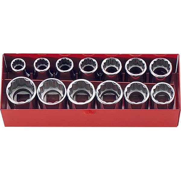 Koken 4252A 1/2 0.5 inches 12.7 mm SQ. Socket Set of 13