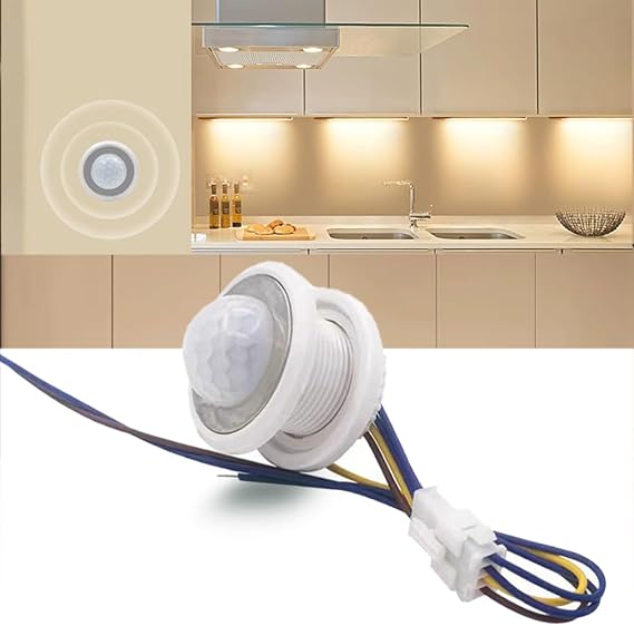 Mini PIR Motion Sensor Switch,AC110-220V,Smart Motion Sensor Light Switch,Time Delay Adjustable, Infrared Motion Sensor Motion-Activated Switches, Wall Switches, Strip,Ceiling Lamp Switch