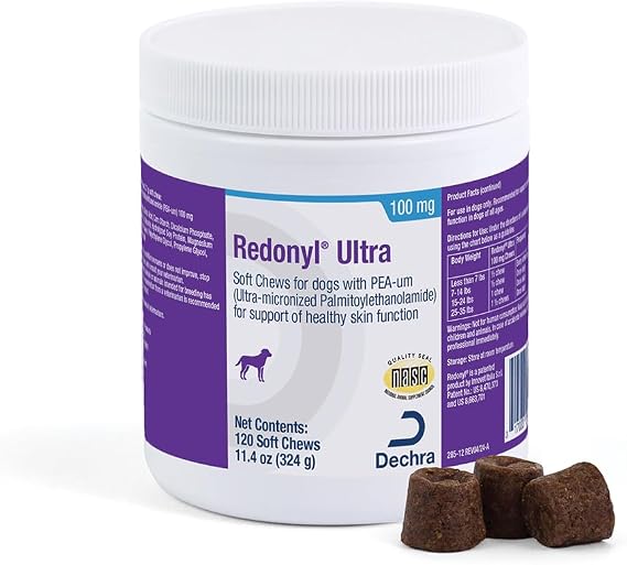 Ultra Soft Chews for Dogs 100 mg, 120 Count | Support of Healthy Skin Function in Dogs of All Ages; Packaging May Vary