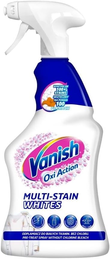 Vanish Oxi Action White Stain Remover Spray, 500 ml