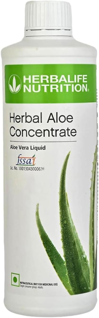 Herbalife HERBALIFE Herbal Aloe Concentrate Pint: Cranberry Flavor 16 FL Oz (473 ml) for Digestive Health with Premium-Quality Aloe, Gluten-Free, 0 Calories, 0 Sugar, Naturally Flavored