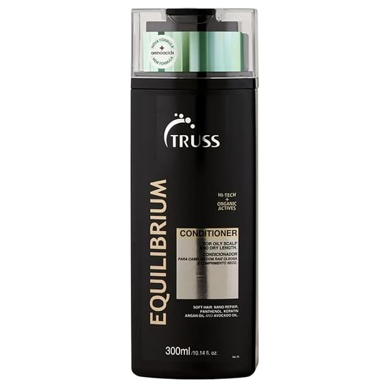 TRUSS Equilibrium Conditioner, Oily Scalp Keratin Argan Oil, 10.14 oz