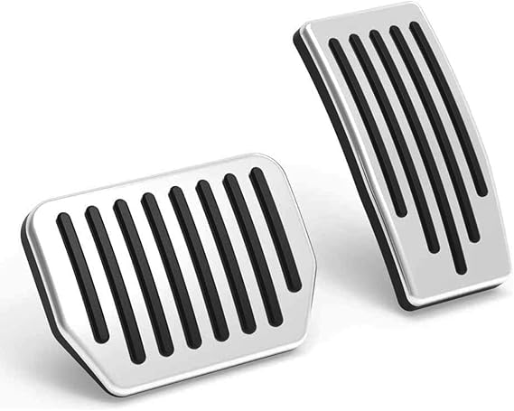 Aluminum Non-Slip Foot Pedal Pads Cover for 2022 2023 Tesla Model Y Model 3