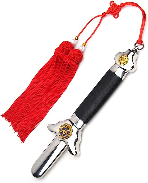 Extendable Chinese Taichi Sword with Free Luxury Red Sword Tassel And PU Leather Bag,96cm