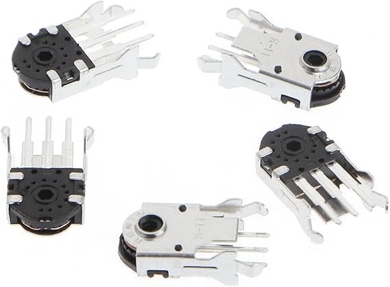 Roller Encoder 5 Pcs 11mm Mouse Scroll Wheel Repair Part, 1.8x0.9cm