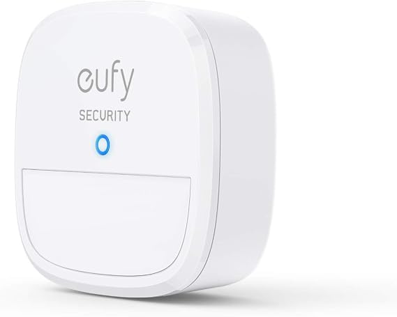 eufy Security Motion Sensor, Home Alarm System, 100 Coverage, 30 ft Detection Range, 2-Year Battery Life, Adjustable Sensitivity, HomeBase Required, Optional 24/7 Protection Service, Home Security
