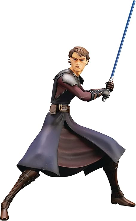 Kotobukiya Star Wars: The Clone Wars: Anakin Skywalker ArtFX+ Statue, Multicolor | Star Wars The Clone Wars 8 Inch Statue Figure ArtFX+ Anakin Skywalker