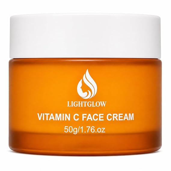 Vitamin C Cream for Face, Dark Spot Corrector & Brightening Face Moisturizer for Anti-Aging, Wrinkles & Uneven Skin Tone, 1.76 oz