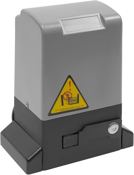 370W Automatic Sliding Gate Opener Kit, Driven Sliding Gate Motor with Remote Controls and Infrared Sensor, Heavy Duty Gate Operator for Gate Up to 1322 LBS