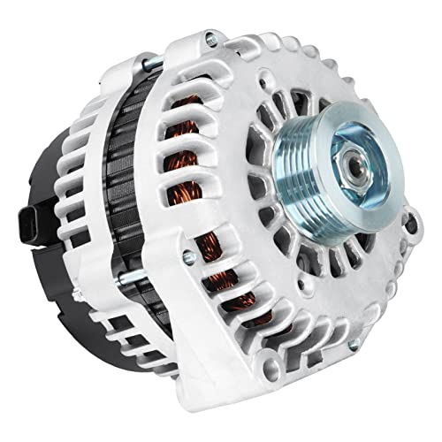 New Alternator Fit for Chevy Silverado 1500 05-06, for 1500 HD 05, for 1500 Classic 07, Avalanche 1500, Fit for GMC Sierra 1500 2005-2007, for Sierra 1500 Classic 2007, for Cadillac Escalade 2006
