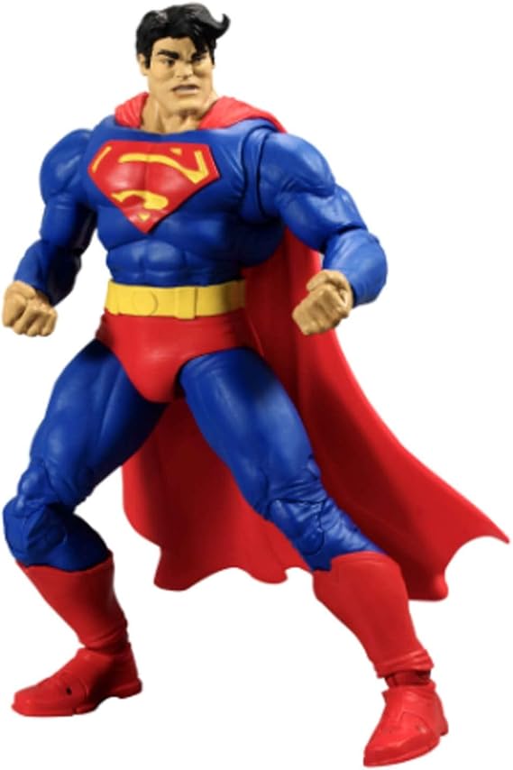 McFarlane Toys DC Multiverse Kara Şövalye Superman 7 "Aksiyon Figürü Yap-A At Parçaları ve Aksesuarları ile Dönüyor