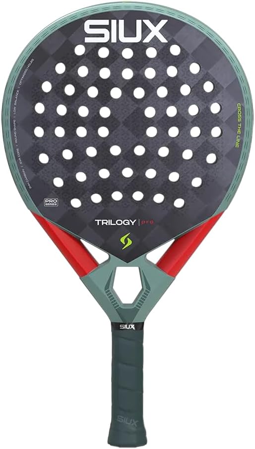 Siux – Padel Racket Trilogy Pro 2026 Ash Green Professional Level Round Shape – Absolute Control with Precision