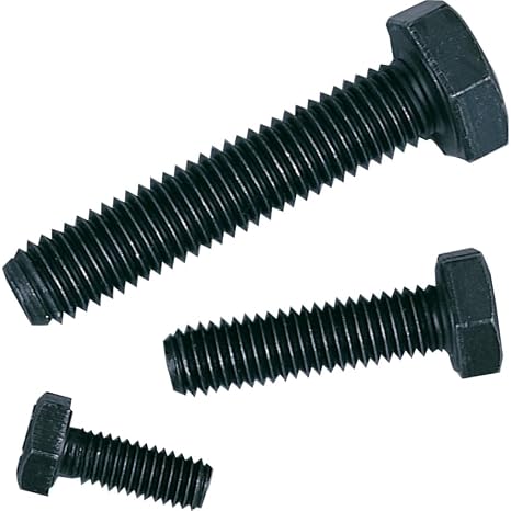 M24 x 90mm Hex Cap Screw Metric Class 8.8 Plain Steel (Quantity: 45 pcs) M24-3.0 x 90mm Hex Bolt/Coarse Thread/Fully Threaded/DIN 933