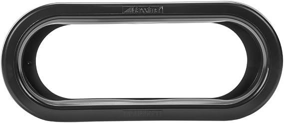 Maxxima M50600-B Black 6" Vinyl Oval Grommet