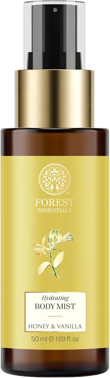 Forest Essentials Travel Size Body Mist Honey & Vanilla 50ml (Body Spray)