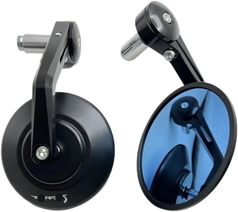 Motorcycle CNC Round Handlebar Bar End Rear View Mirrors Balance Slider Grip For GTS Sprint Primavera 150 300 125 250