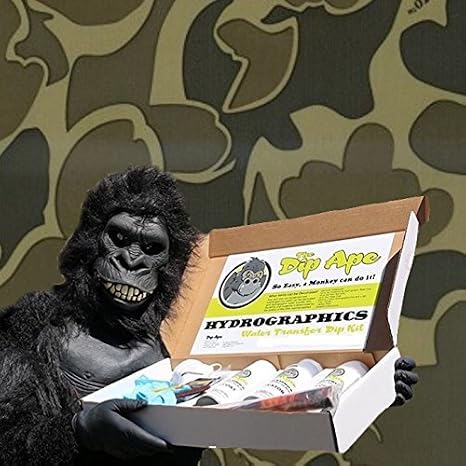 Old School Camo Hydrographic Water Transfer Hydro Dip Dipping Kit