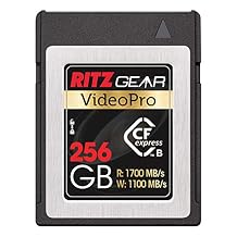 Ritz Gear 256GB High-Speed CFexpress Type B SD Card, (Not Recommended for Nikon Cameras)