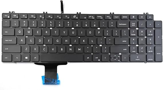 Backlit Keyboard for Dell Precision 7550 7560 7750 7760 Laptop
