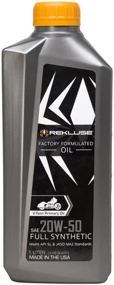 Rekluse Factory Formulated Oil - 20w50 for V-Twin Primary - RMS-1099003